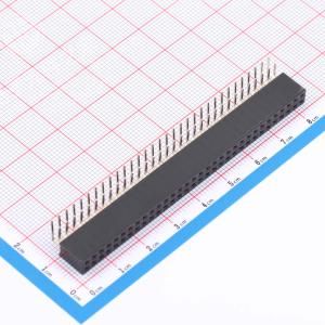 间距:2.54mm 弯插