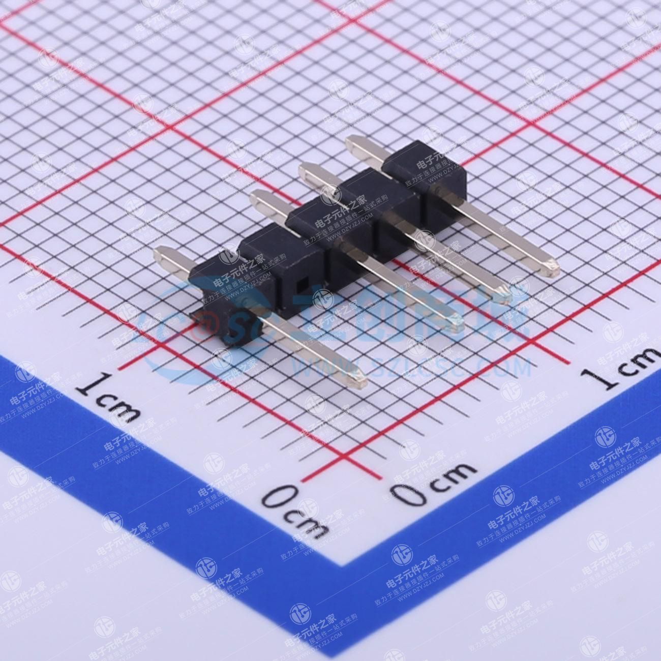 黑金 1x5P 间距:2.54mm 方针 直插
