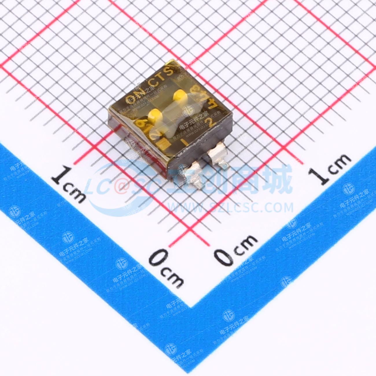 2.54mm 平拨,凹槽式 2位