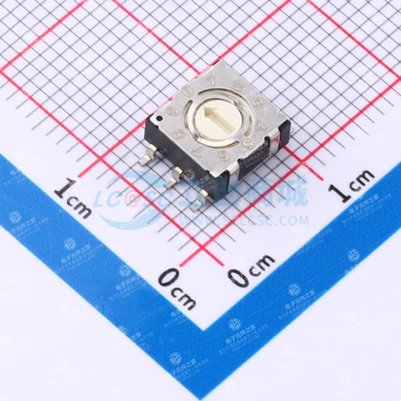 7x7mm紧凑型旋转DIP开关,具备坚固金属支架设计,有标准通孔和表面贴装鸥翼端子配置,支持二进制编码十进制、十六进制编码和单极输出,可顺时针或逆时针旋转