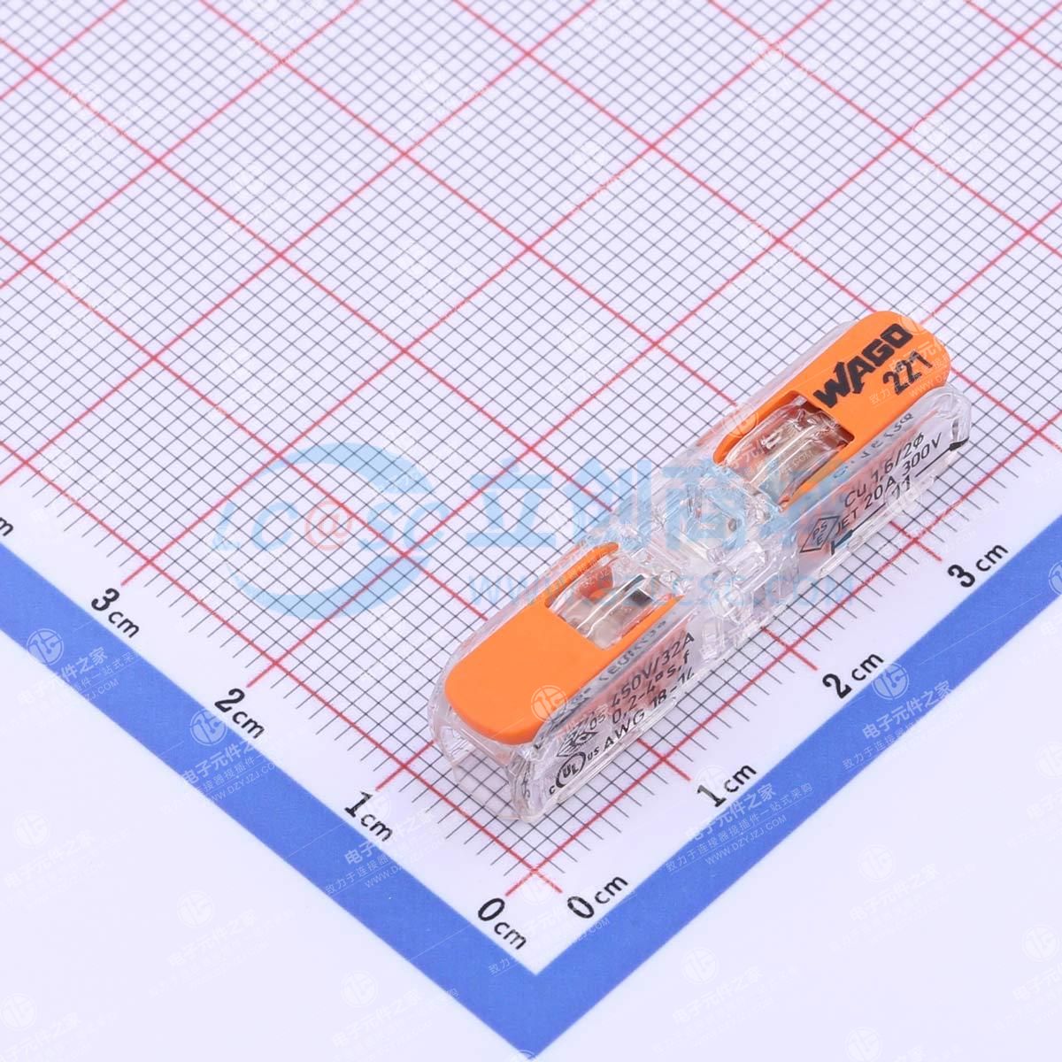 带杠杆的直通连接器