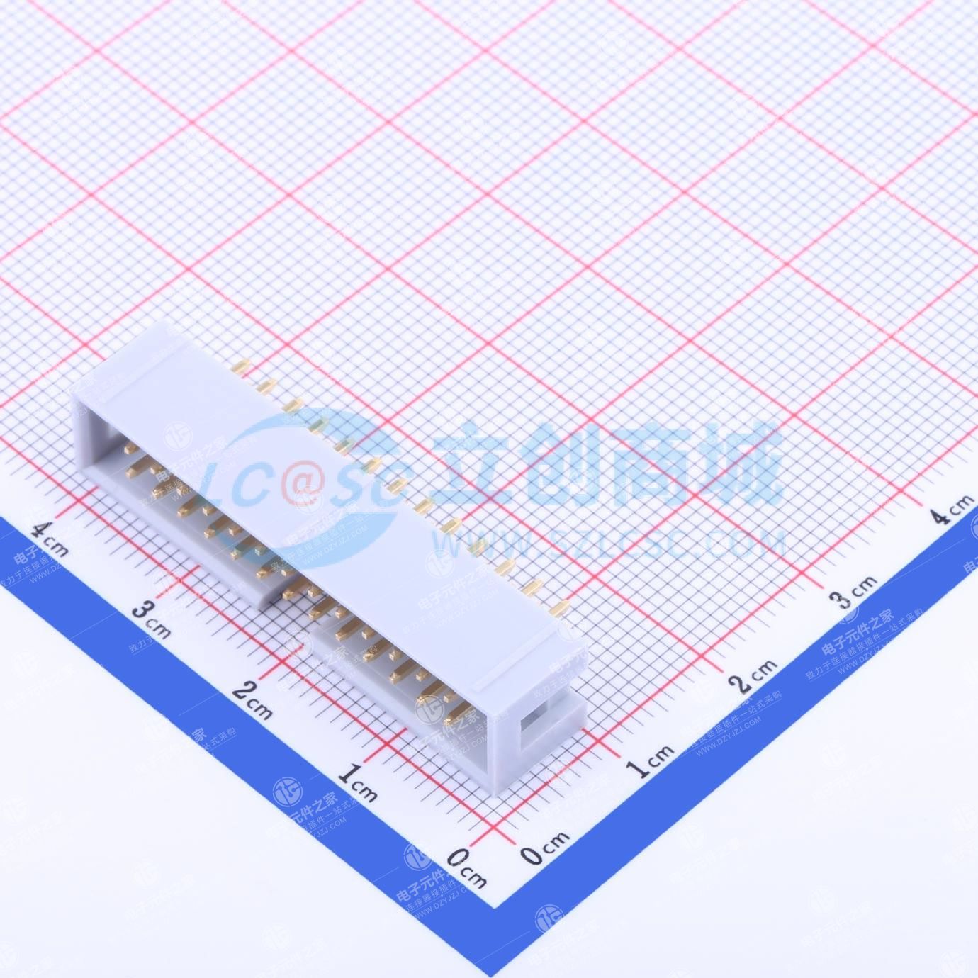 2.54mm 2x13P 排数:2 每排P数:13