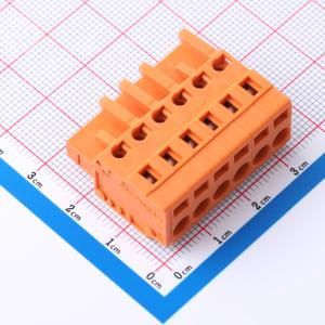 1x6P 5.08mm 排数:1 每排P数:6
