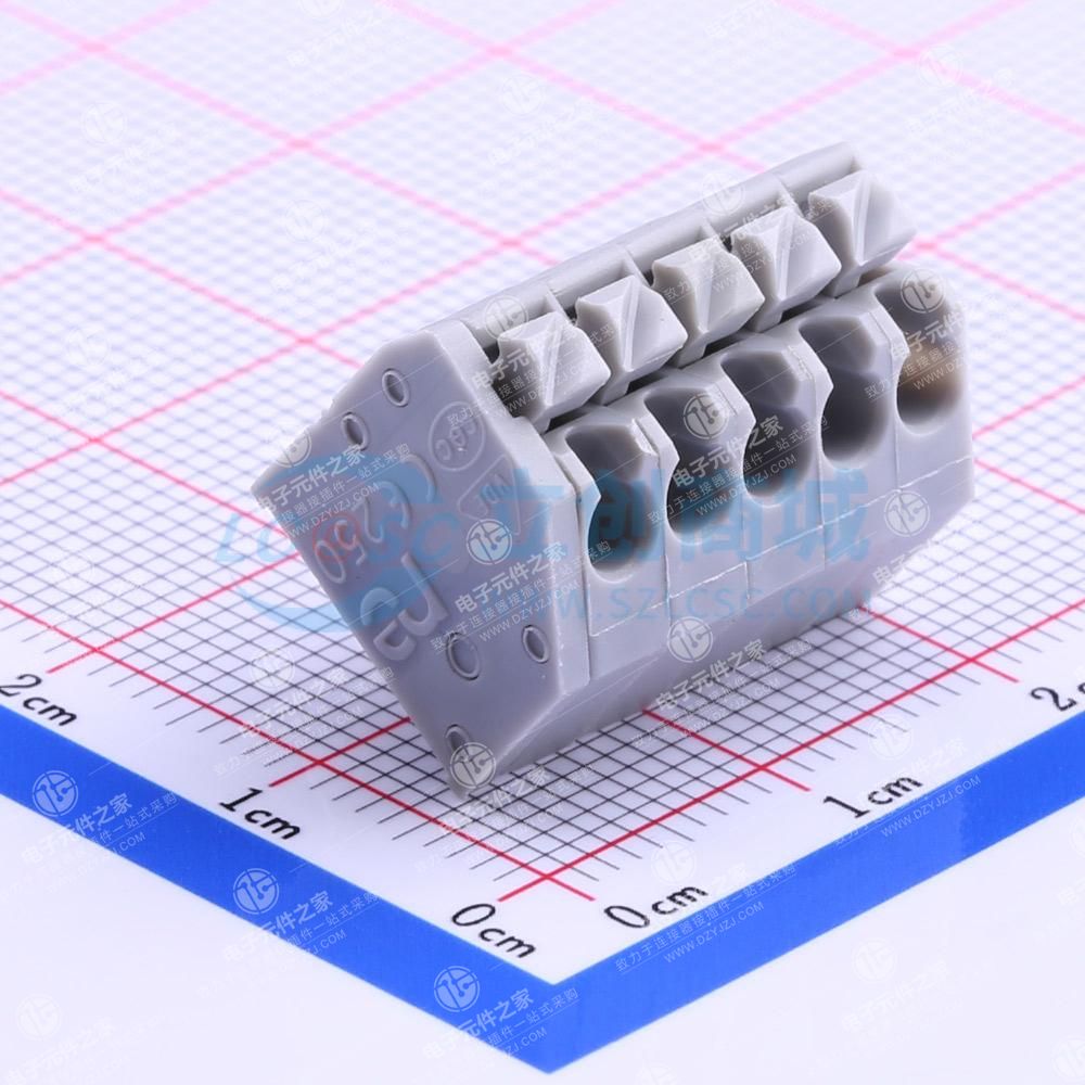 1x5P 3.5mm 每排P数:5 排数:1