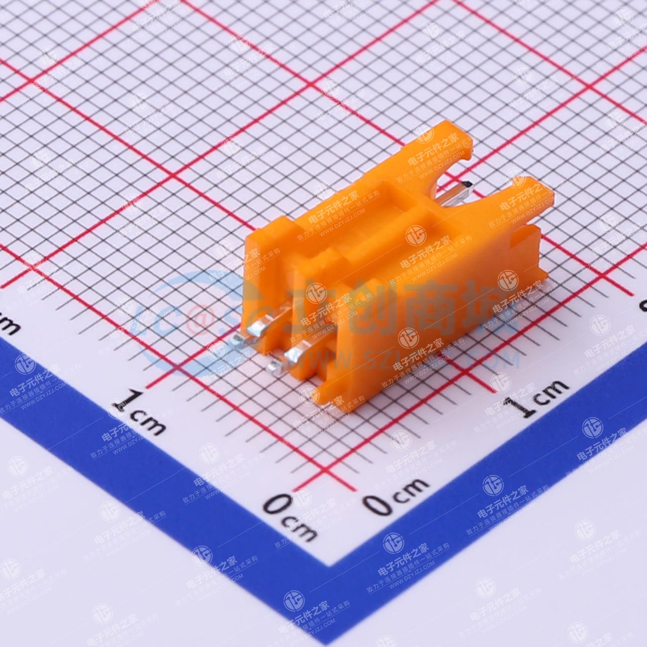 1x2P 间距:2.5mm 直插 系列:XH