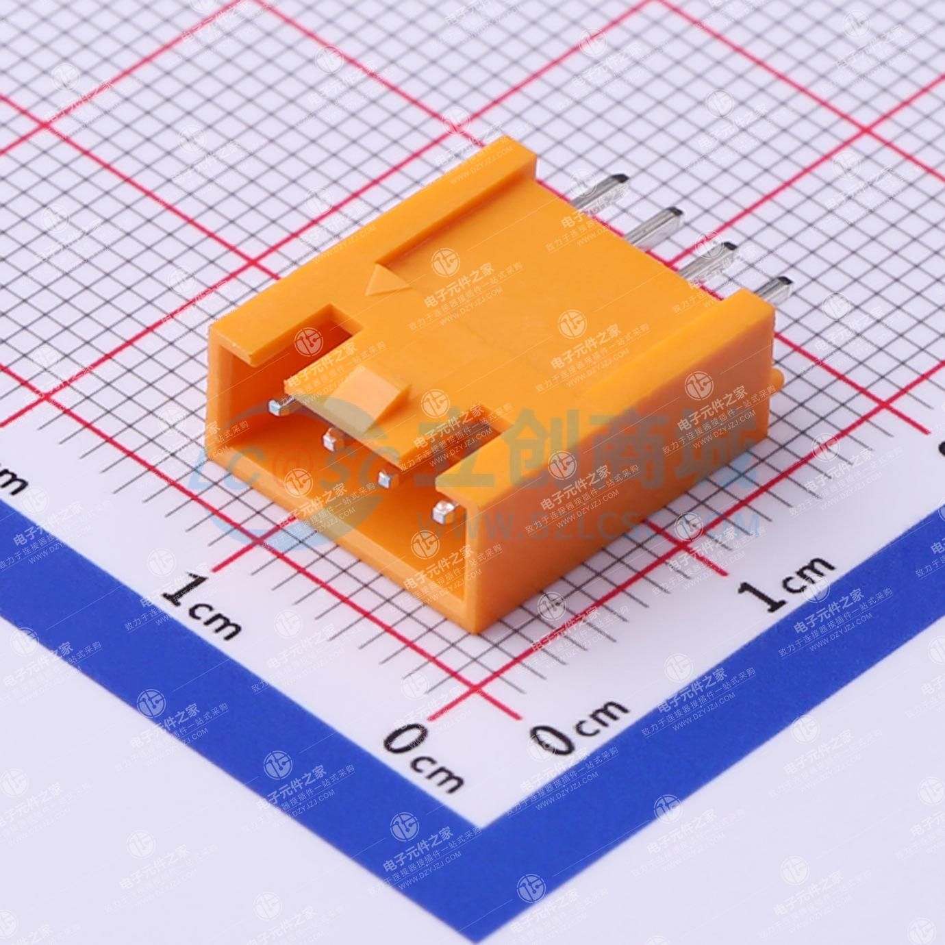 1x4P 间距:2.5mm 直插