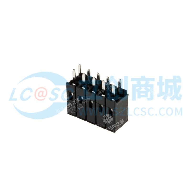 RS PRO 10p双排排母 直向, 2.54mm间距, THT安装, 12A 10个一包