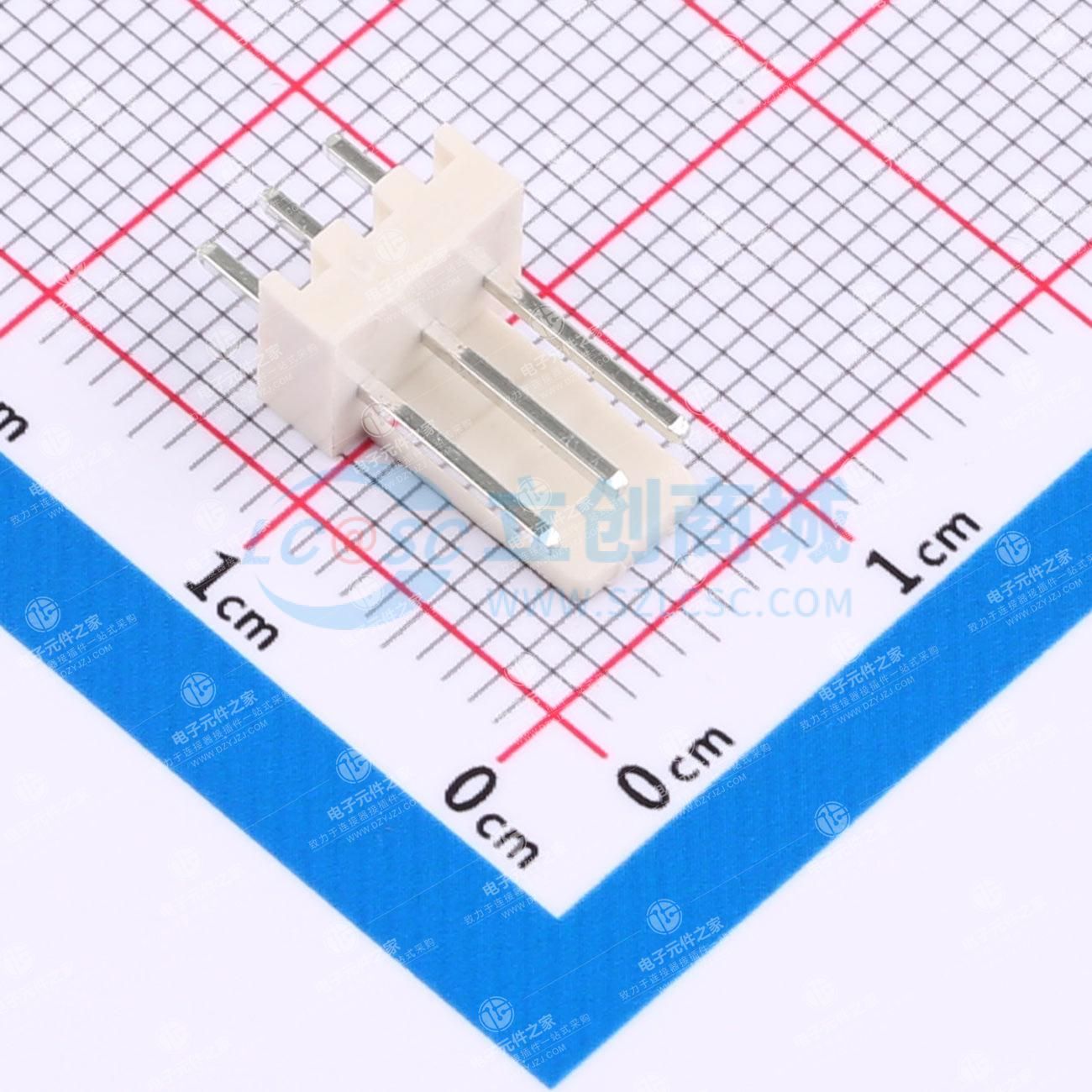 1x3P 间距:2.54mm 直插 系列:KK 254(MX2510)