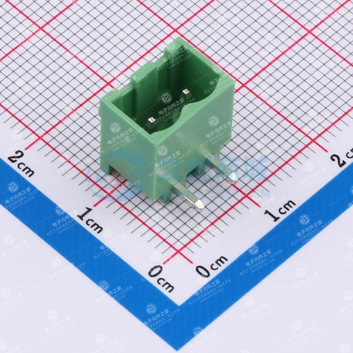 无固定装置 1x2P 5mm 排数:1 每排P数:2