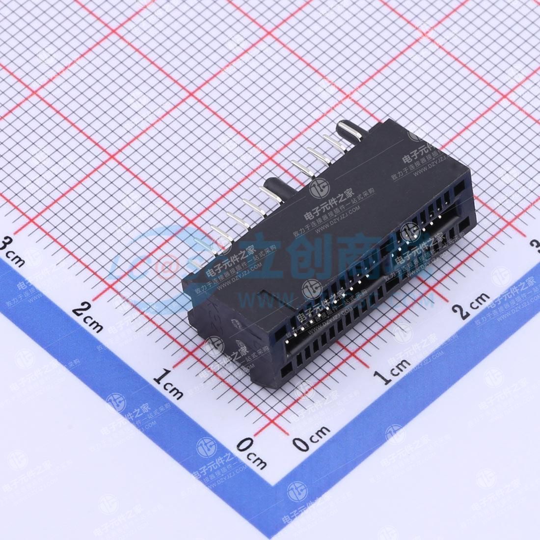 PIN:36P 间距:1mm 直插