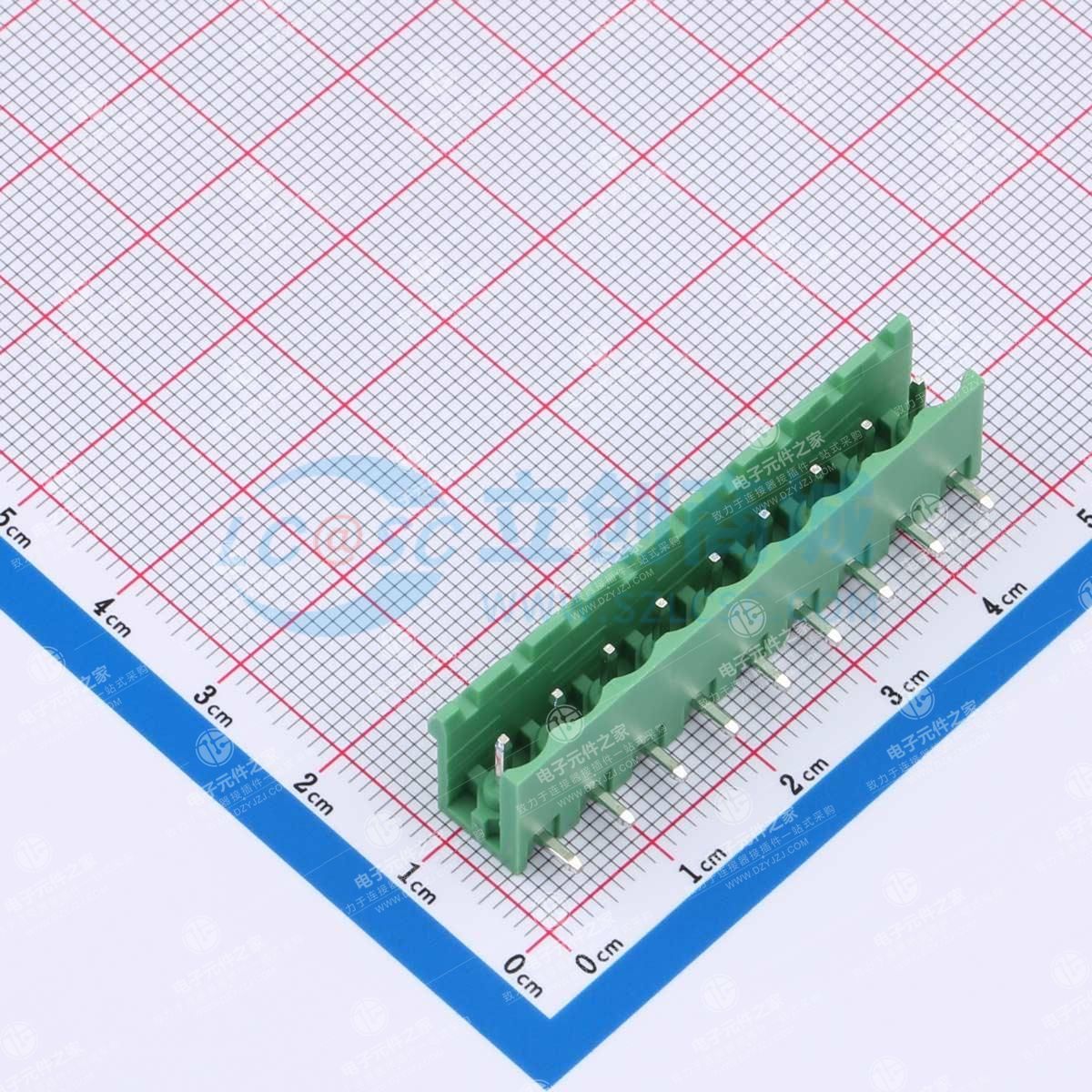 卡扣固定 1x9P 5.08mm 排数:1 每排P数:9
