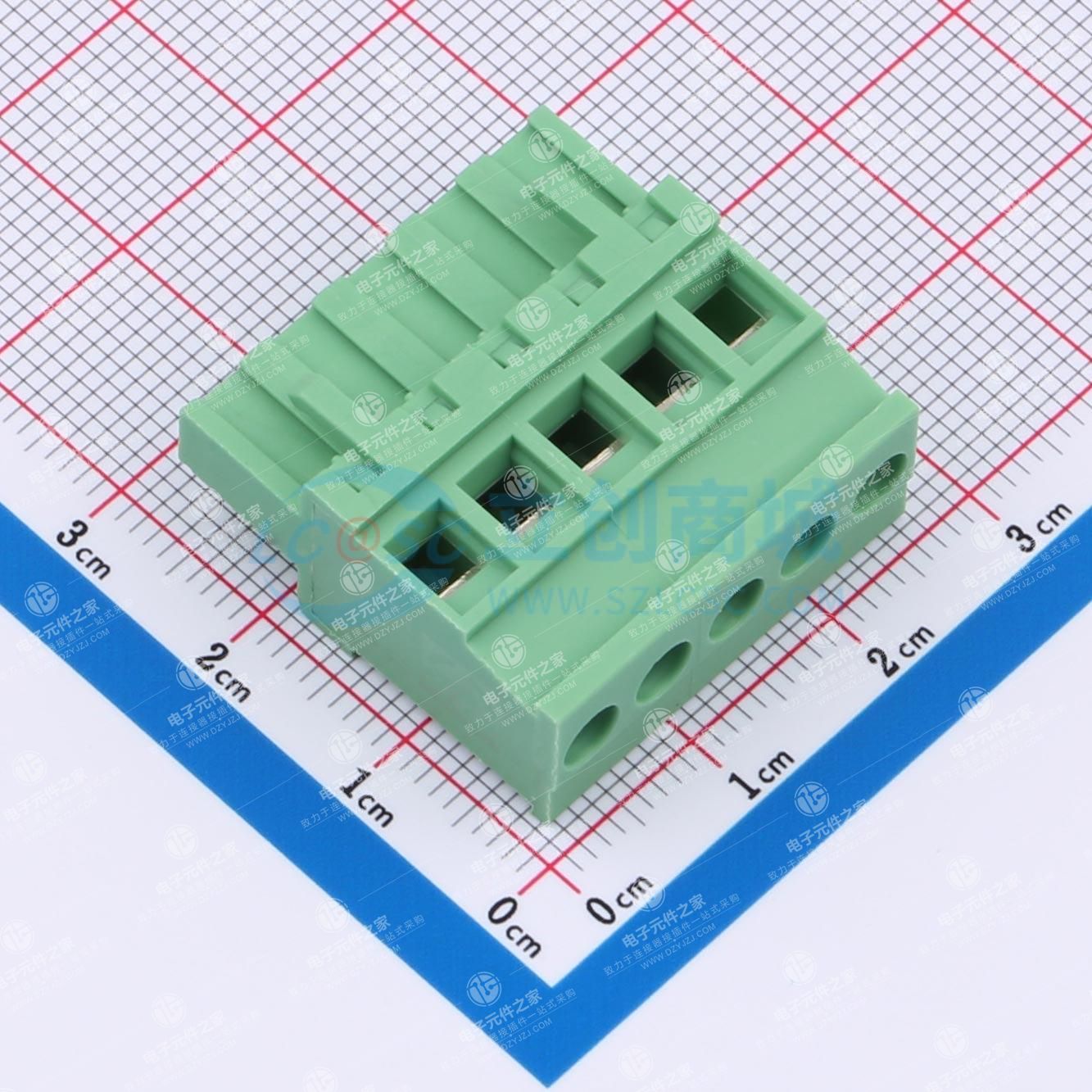 无固定装置 1x5P 5.08mm 排数:1 每排P数:5