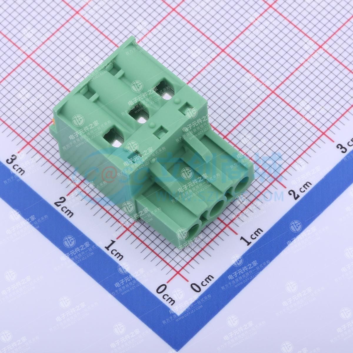 无固定装置 1x3P 5.08mm 排数:1 每排P数:3