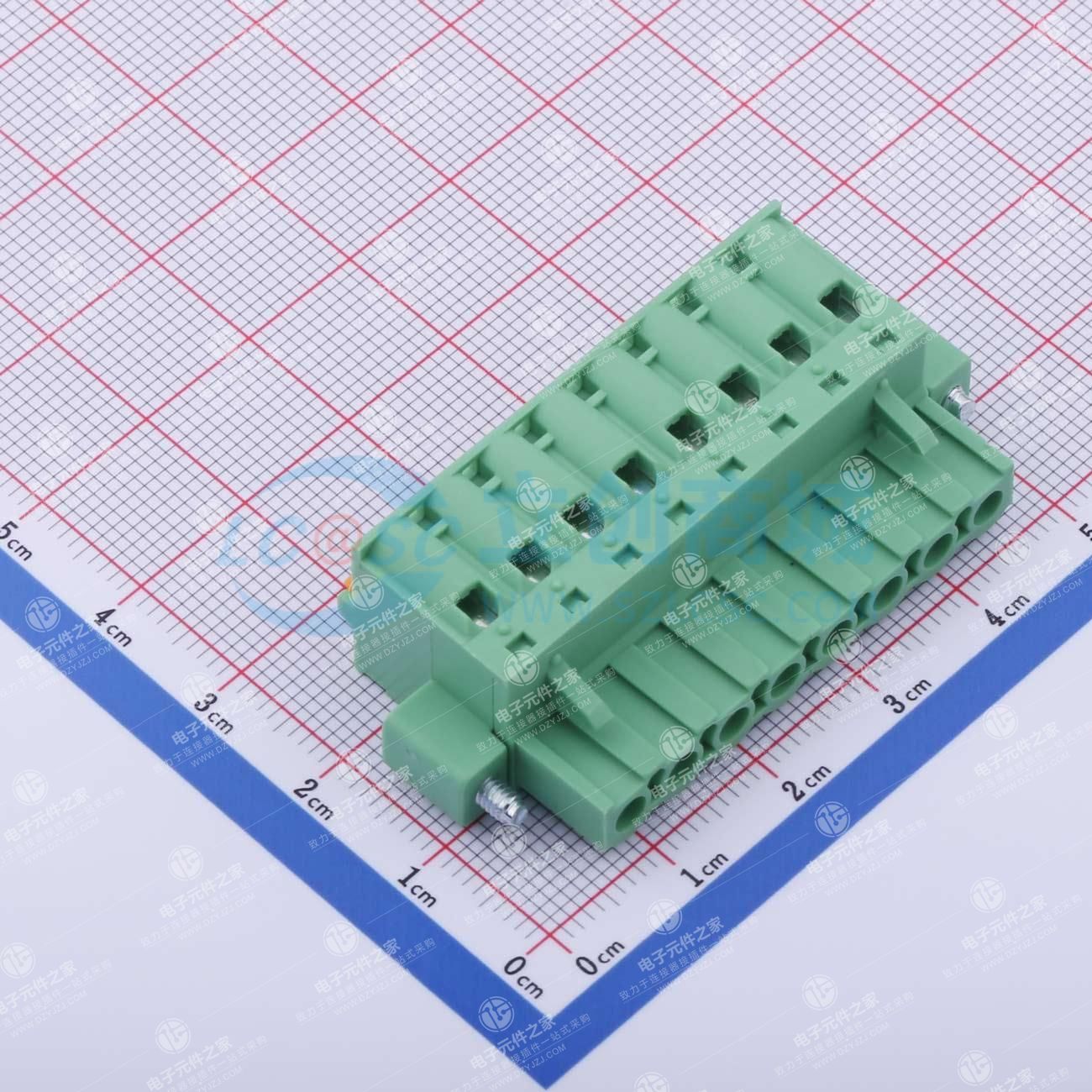 螺丝固定 1x8P 5.08mm 排数:1 每排P数:8
