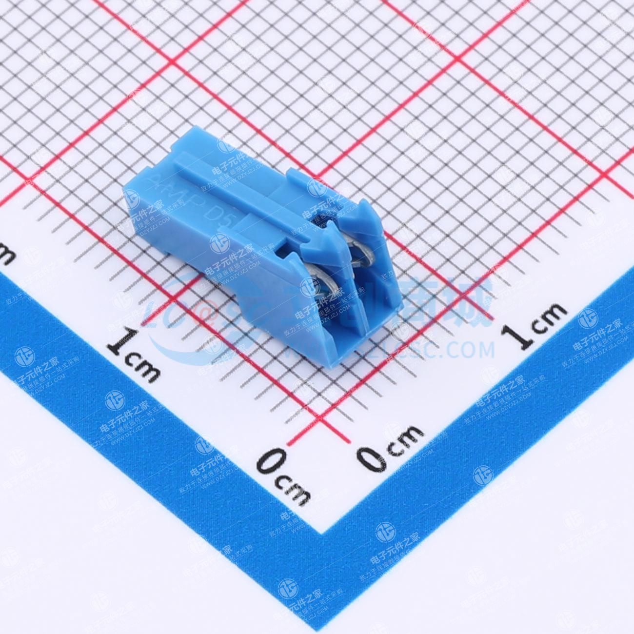 2.54mm 1x2P 排数:1 每排P数:2