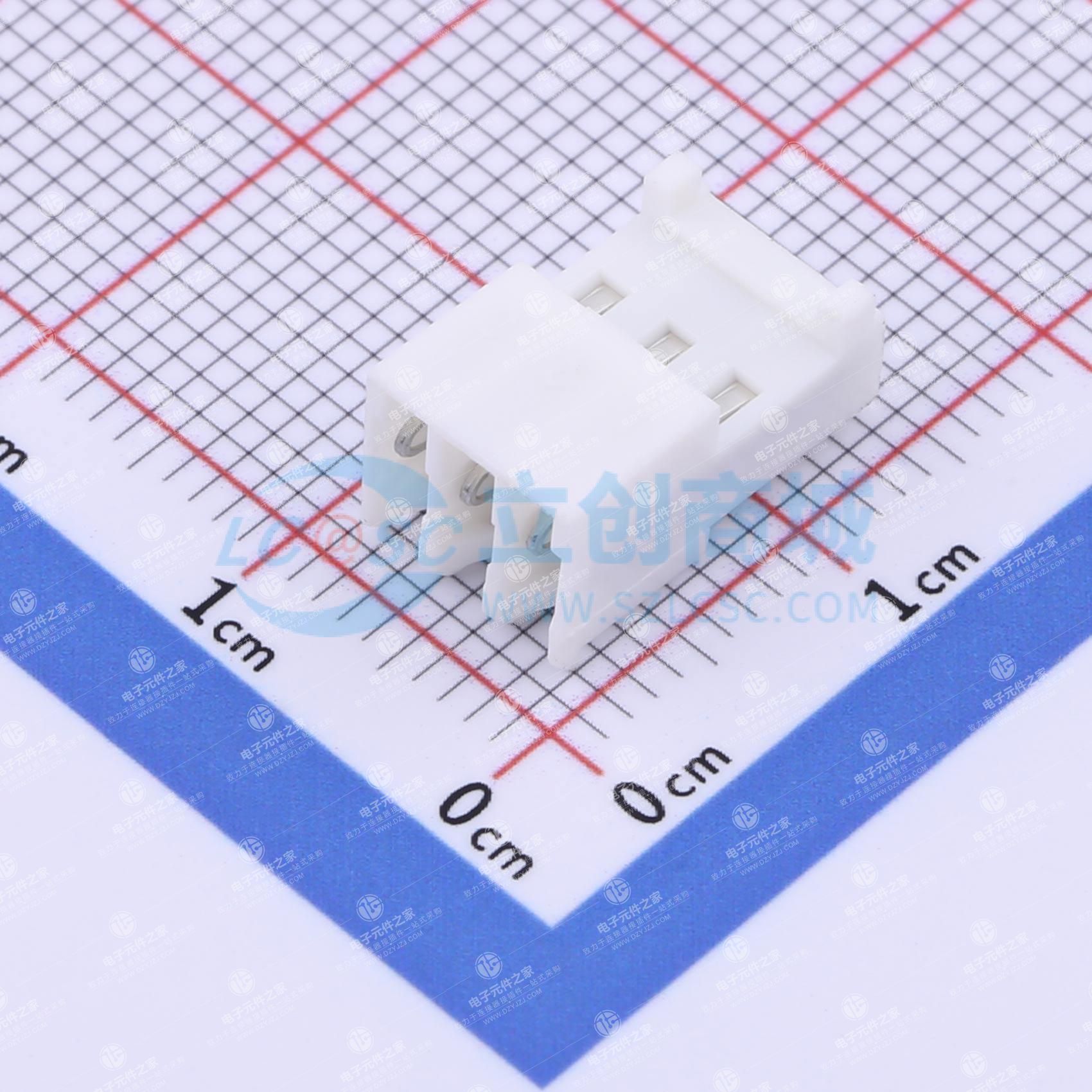 2.54mm 1x3P 排数:1 每排P数:3