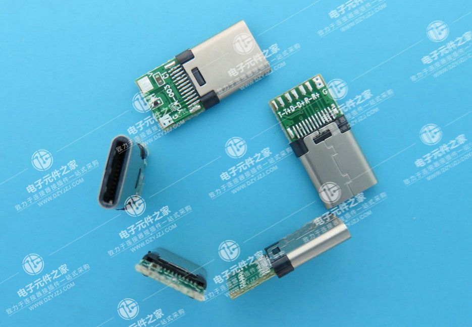 USB TYPE C 3.0公头 56K 