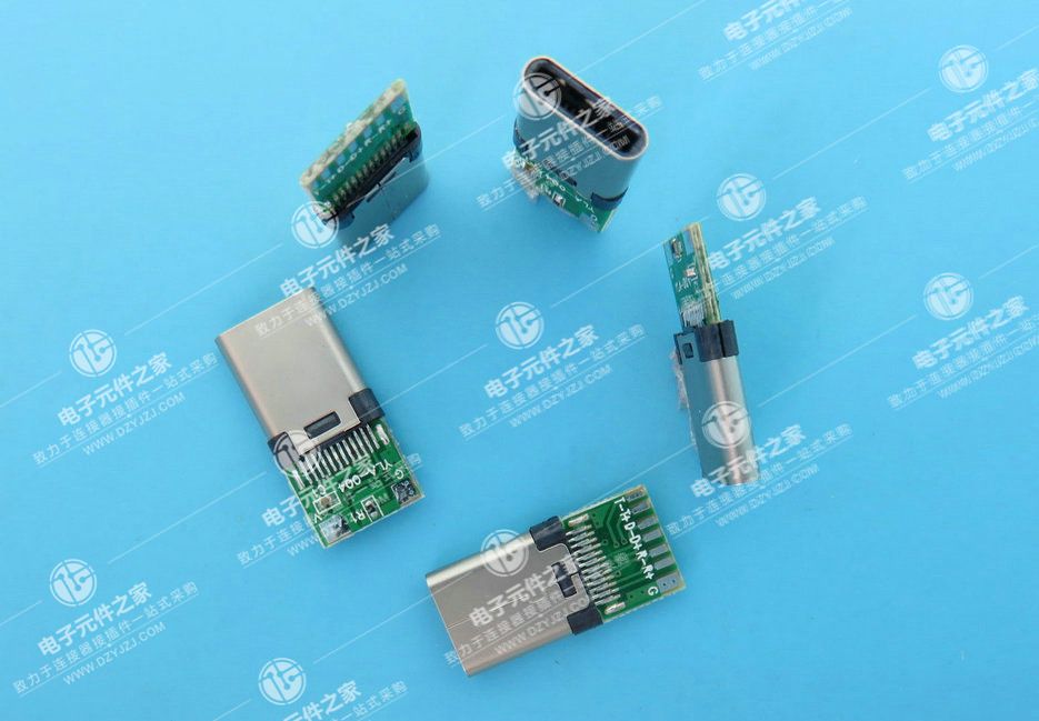 USB TYPE C 3.0公头 5.1K OTG