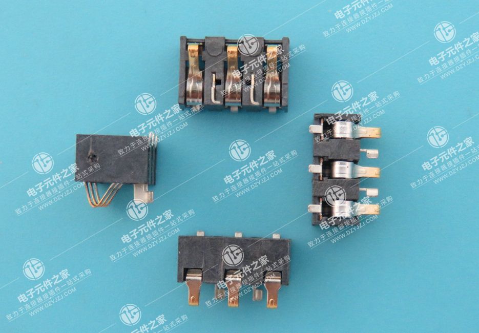 3.0PH 3P 侧压电池座 带钩 无柱