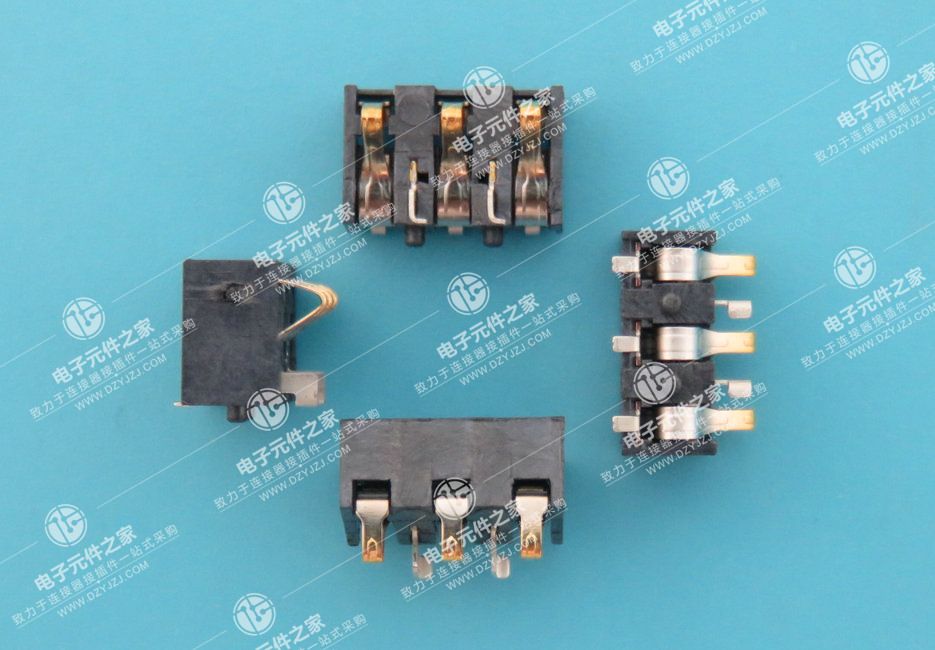 3.0PH 3P 侧压电池座 带钩 3.0柱