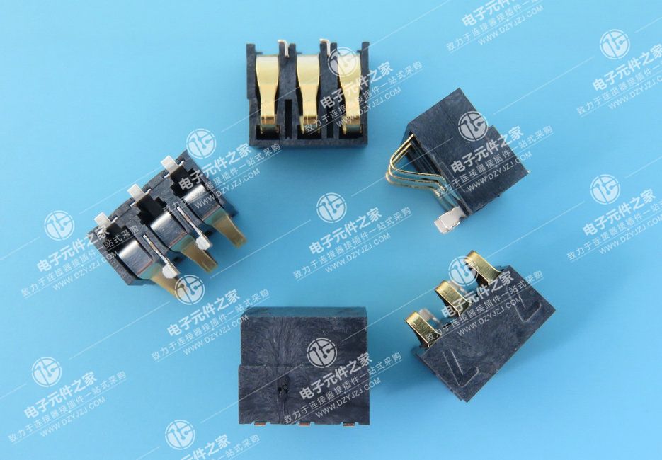 3.1PH 7.7H 3PIN侧压电池座