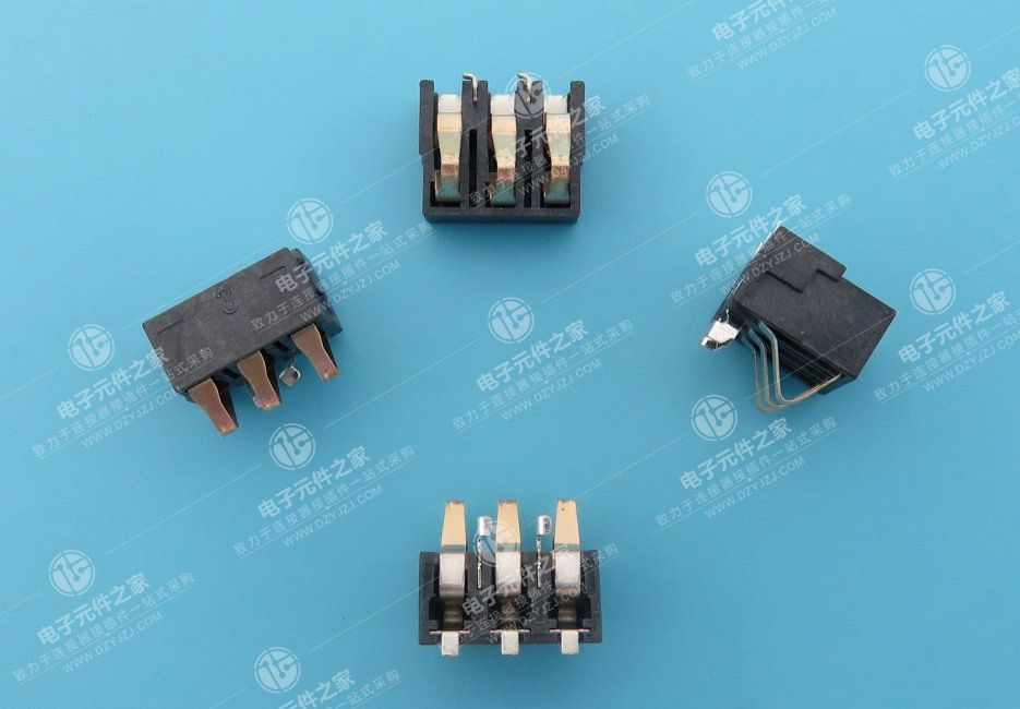 3.1PH 7.7H 3PIN侧压电池座