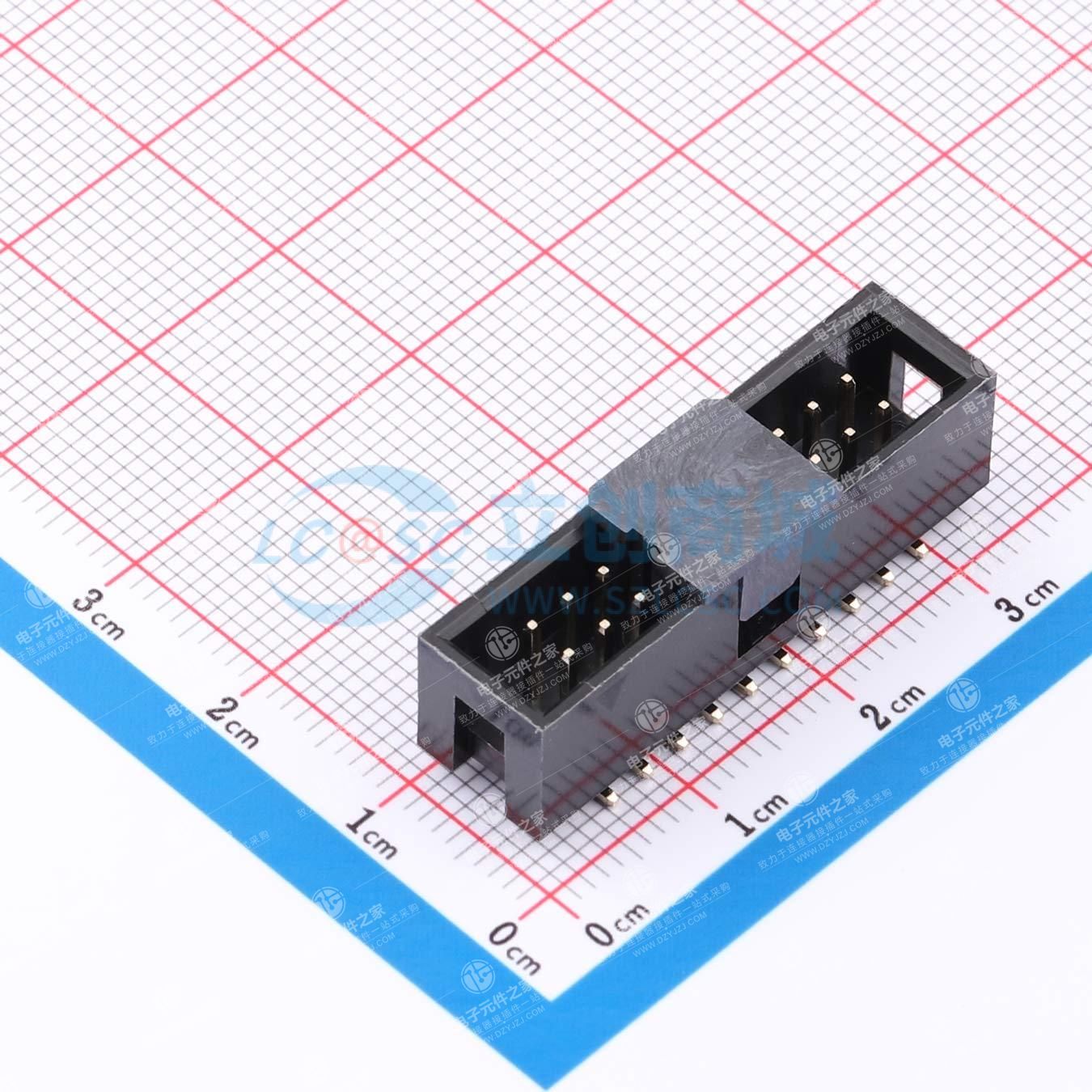 间距:2.54mm 方针 立贴
