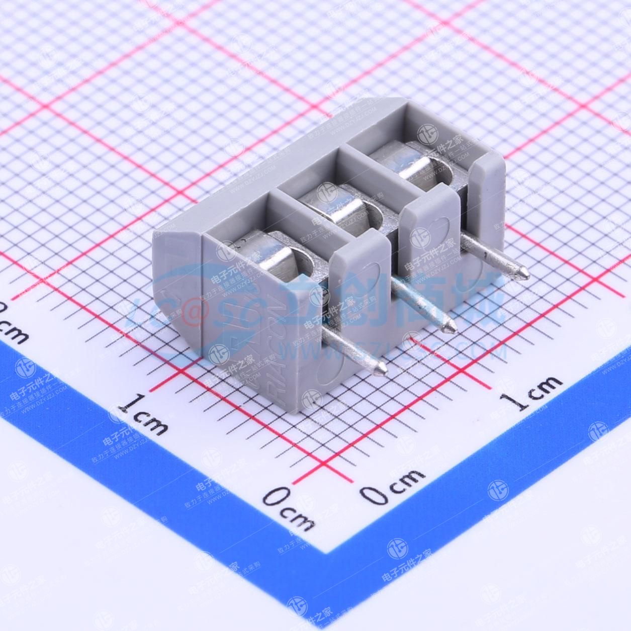 1x3P 5mm 直插 排数:1 每排P数:3