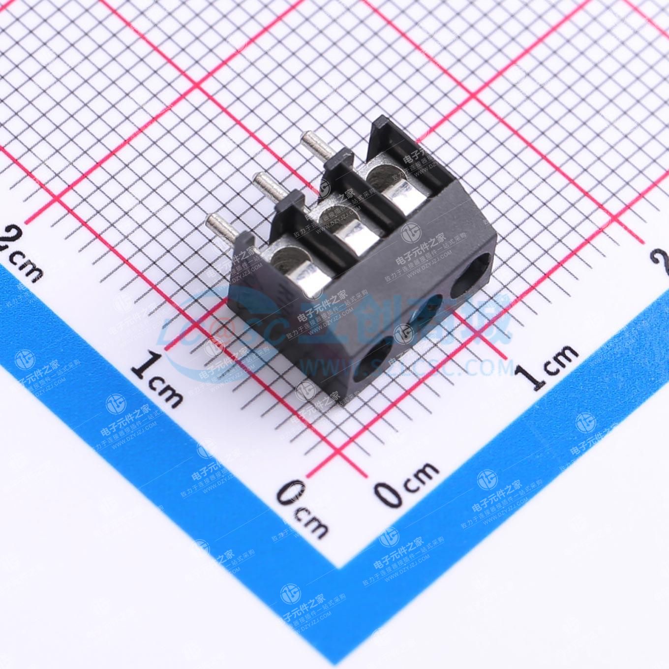 1x3P 3.5mm 直插 排数:1 每排P数:3