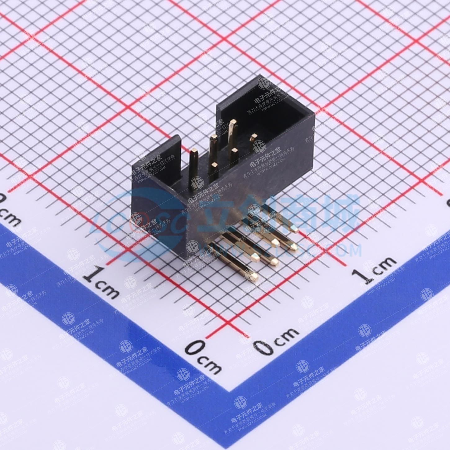 2mm 2x3P 排数:2 每排P数:3