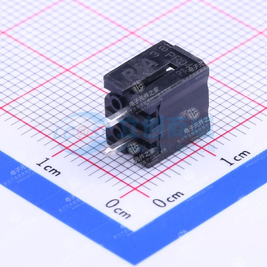 1x2P 间距:3.81mm 直插
