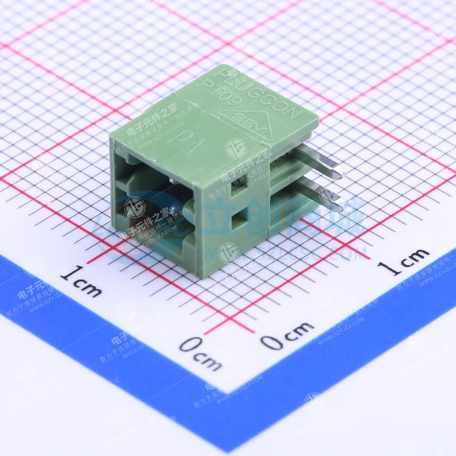 1x2P 2.5mm 排数:1 每排P数:2
