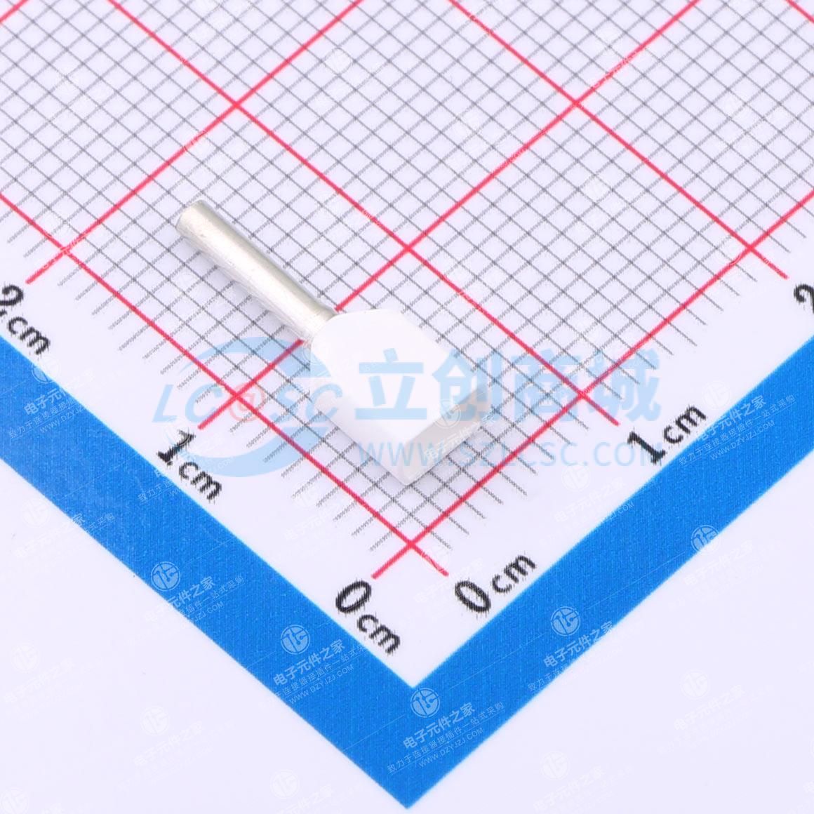 带绝缘套的双芯电线用压接端子