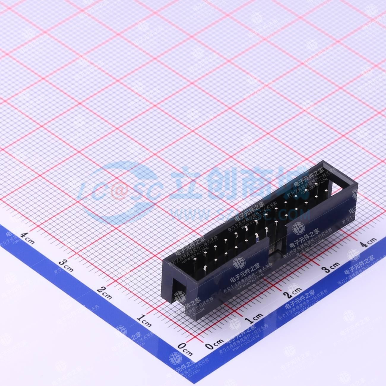 2.54mm 2x13P 排数:2 每排P数:13