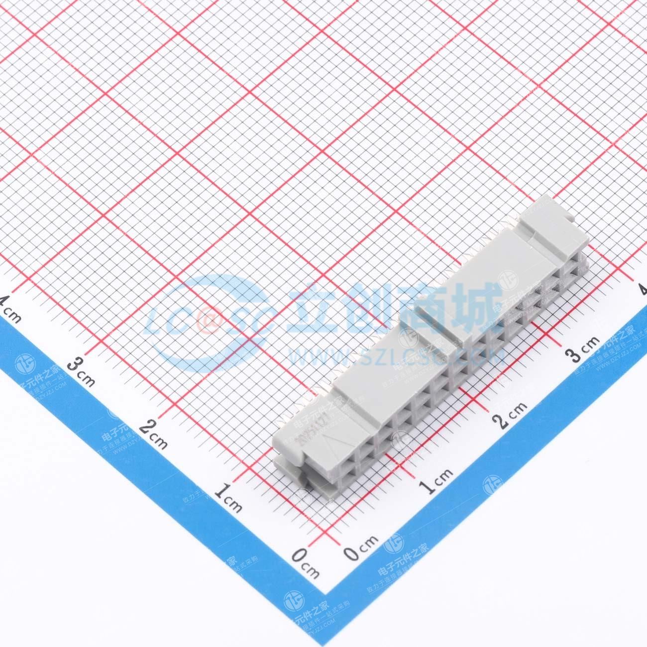 2.54mm 2x13P 排数:2 每排P数:13