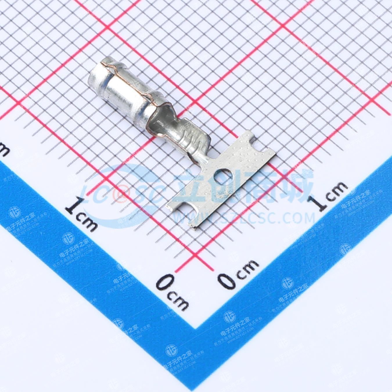 插座，适用22 - 18 AWG线径、0.3 - 0.9 mm²线径，通孔焊接，预镀锡，卷装，可连接电线电缆的PCB端子