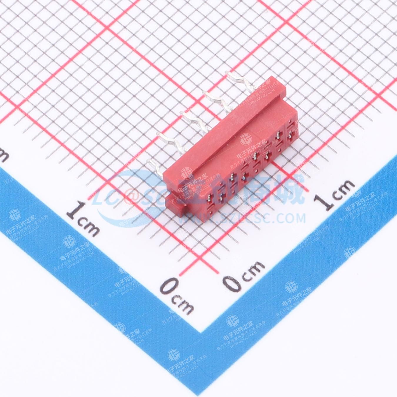 2x4P 2.54mm 直插