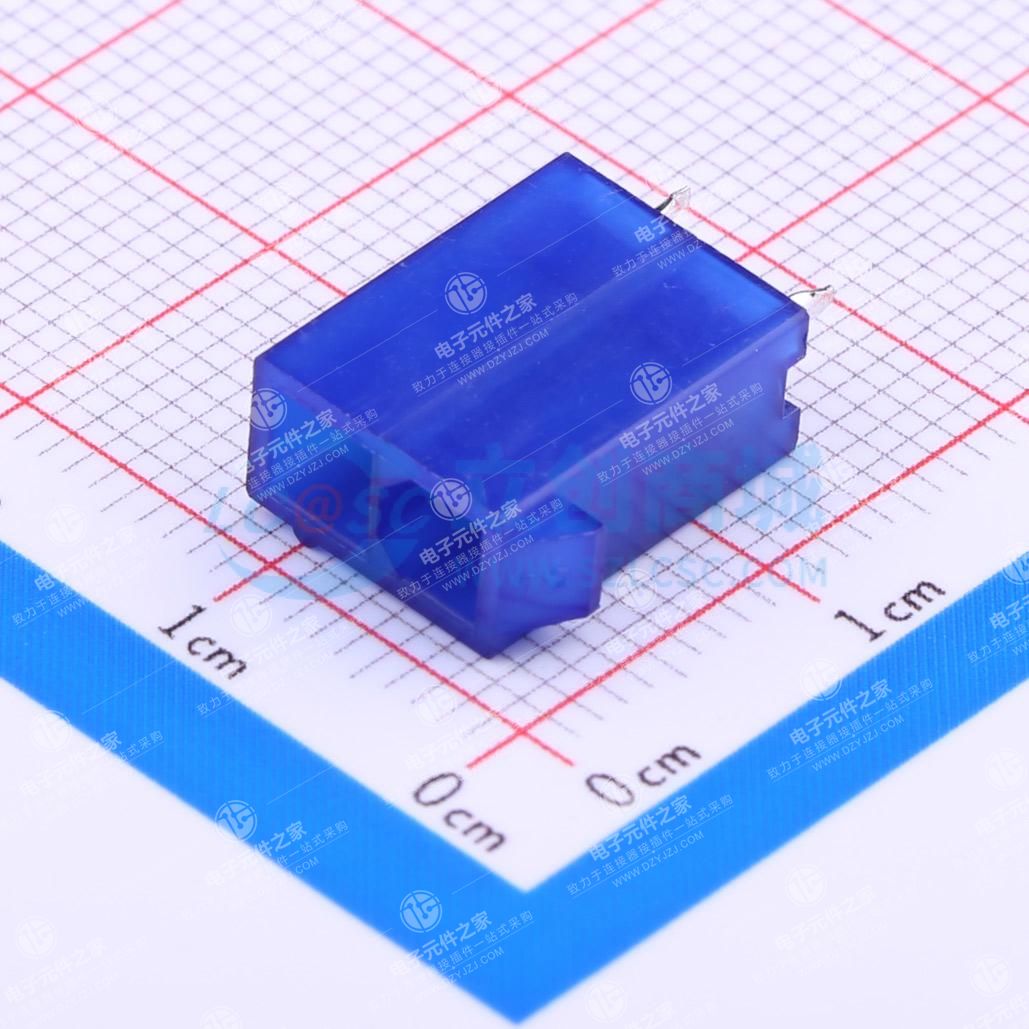 蓝色 2x1P 间距:4.2mm 直插