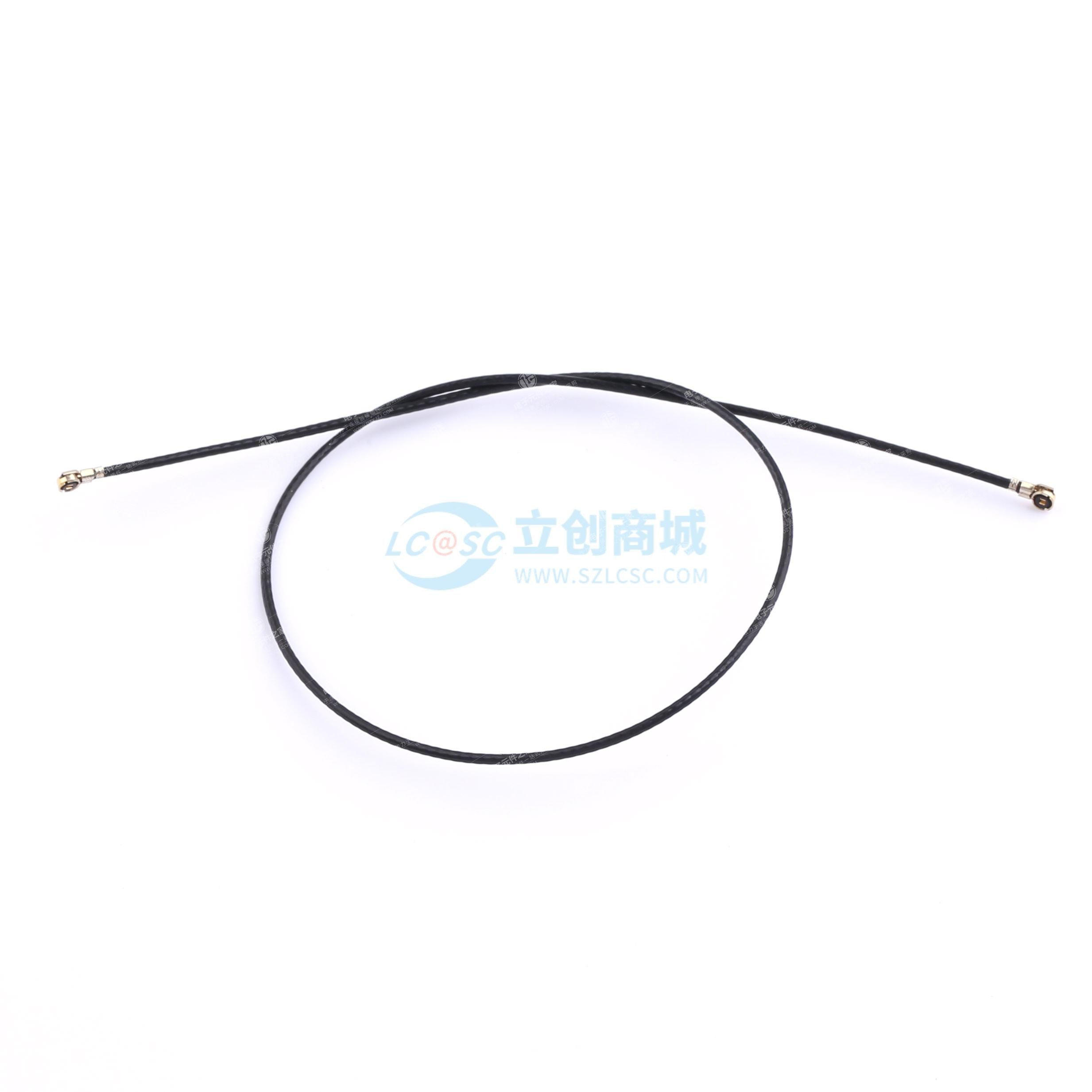IPEX-4 RF CABLE线IPEX 4 TO IPEX 4代端子线,0.81 黑色线L=200mm