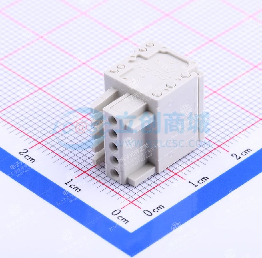 1x5P 2.5mm 排数:1 每排P数:5
