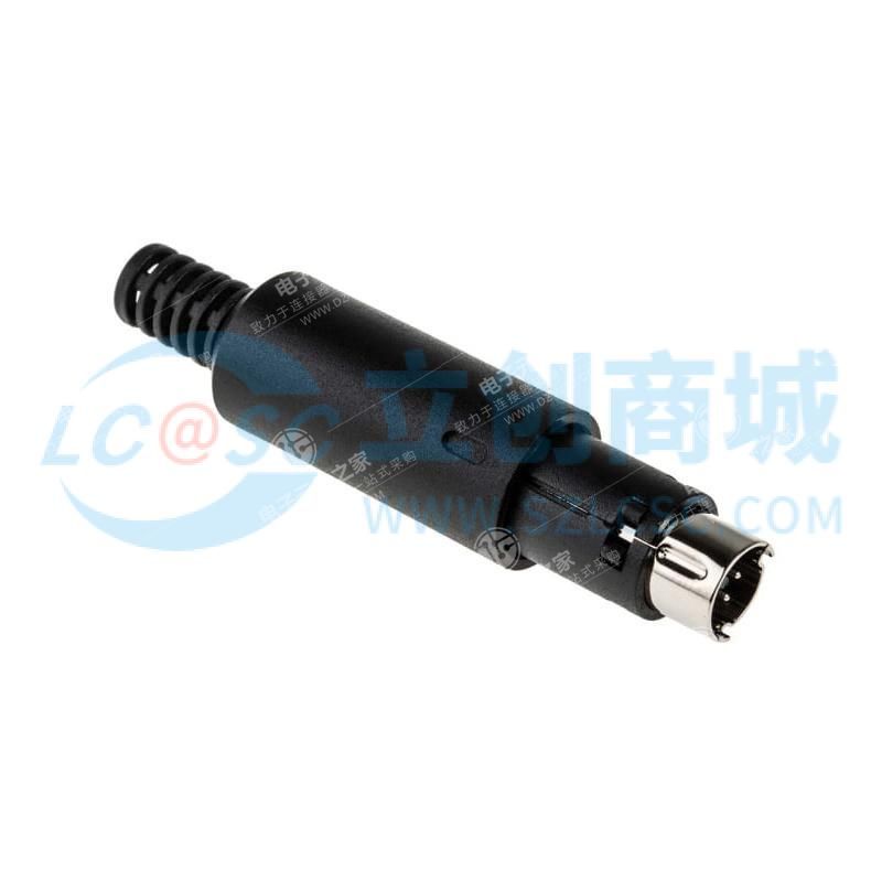 RS PRO DIN插头, 6pin, 微型, 电缆安装, 50 V 交流/直流, 1A 5个/包