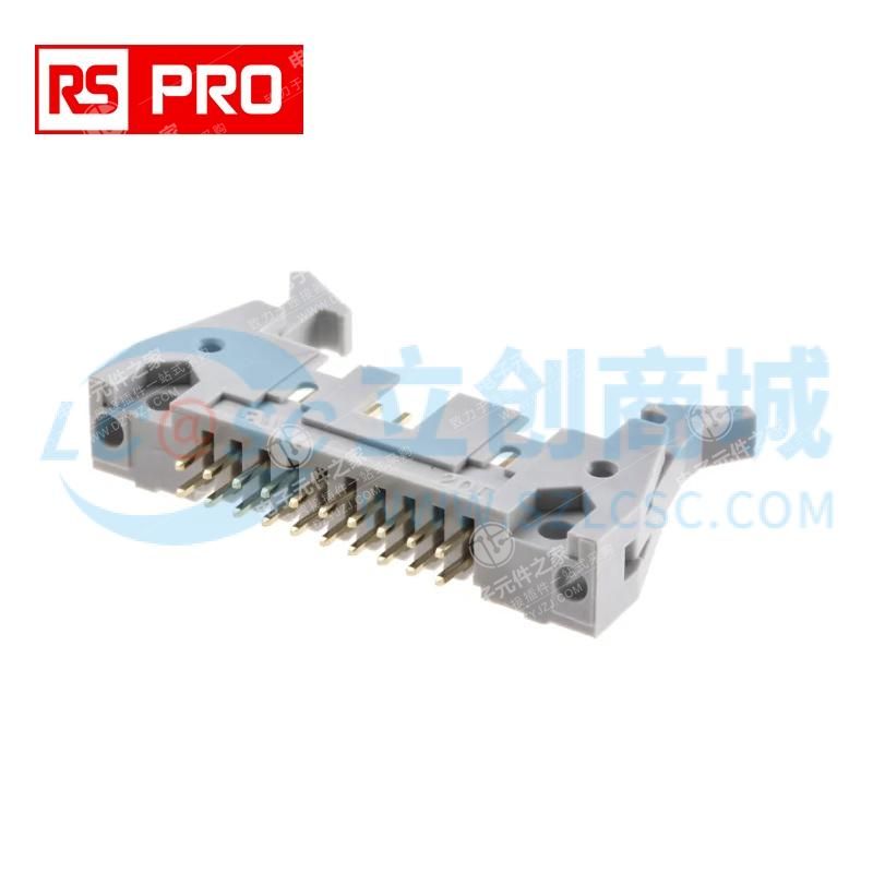 RS PRO 2.54mm间距20p排针, 直向, 通孔安装, 1A 471-058 一袋1个