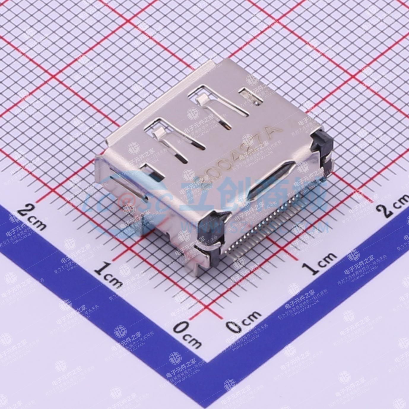 1.0mm间距显示端口插座组件