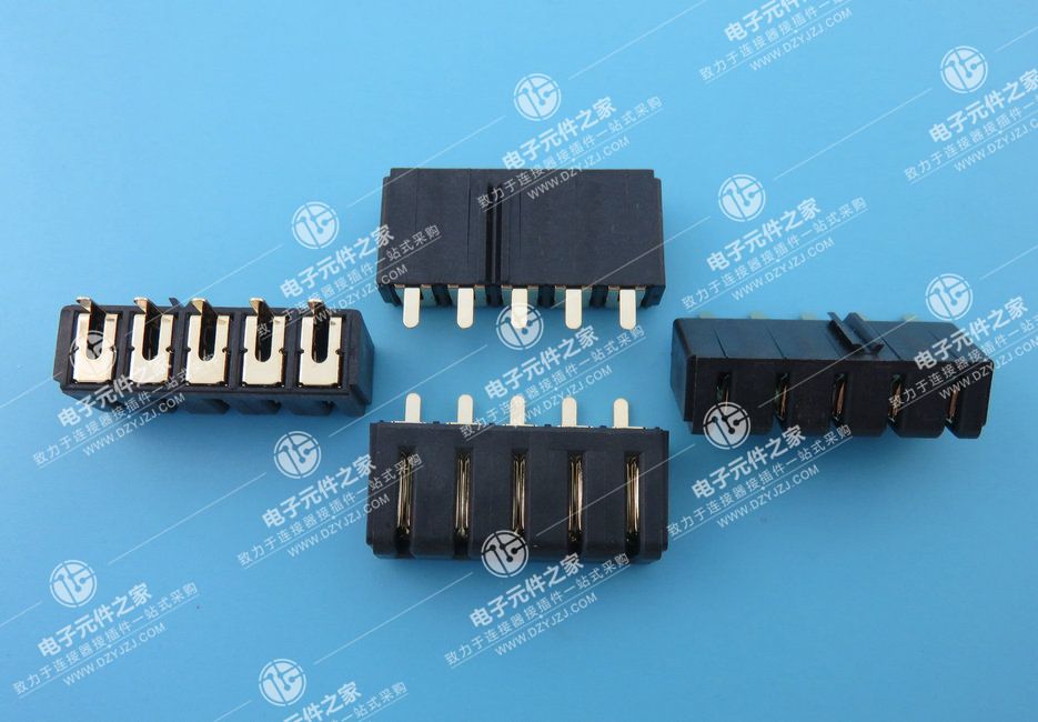 5.0PH 刀式电池座180°DIP母座