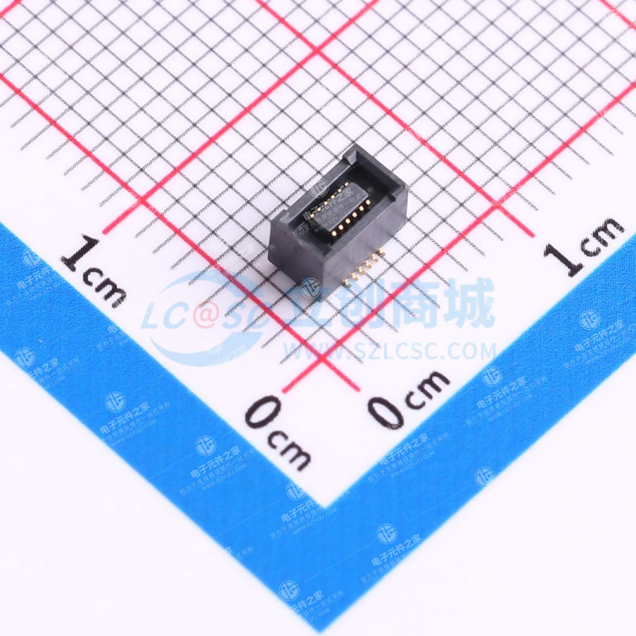 PIN:12P 间距:0.4mm 立贴