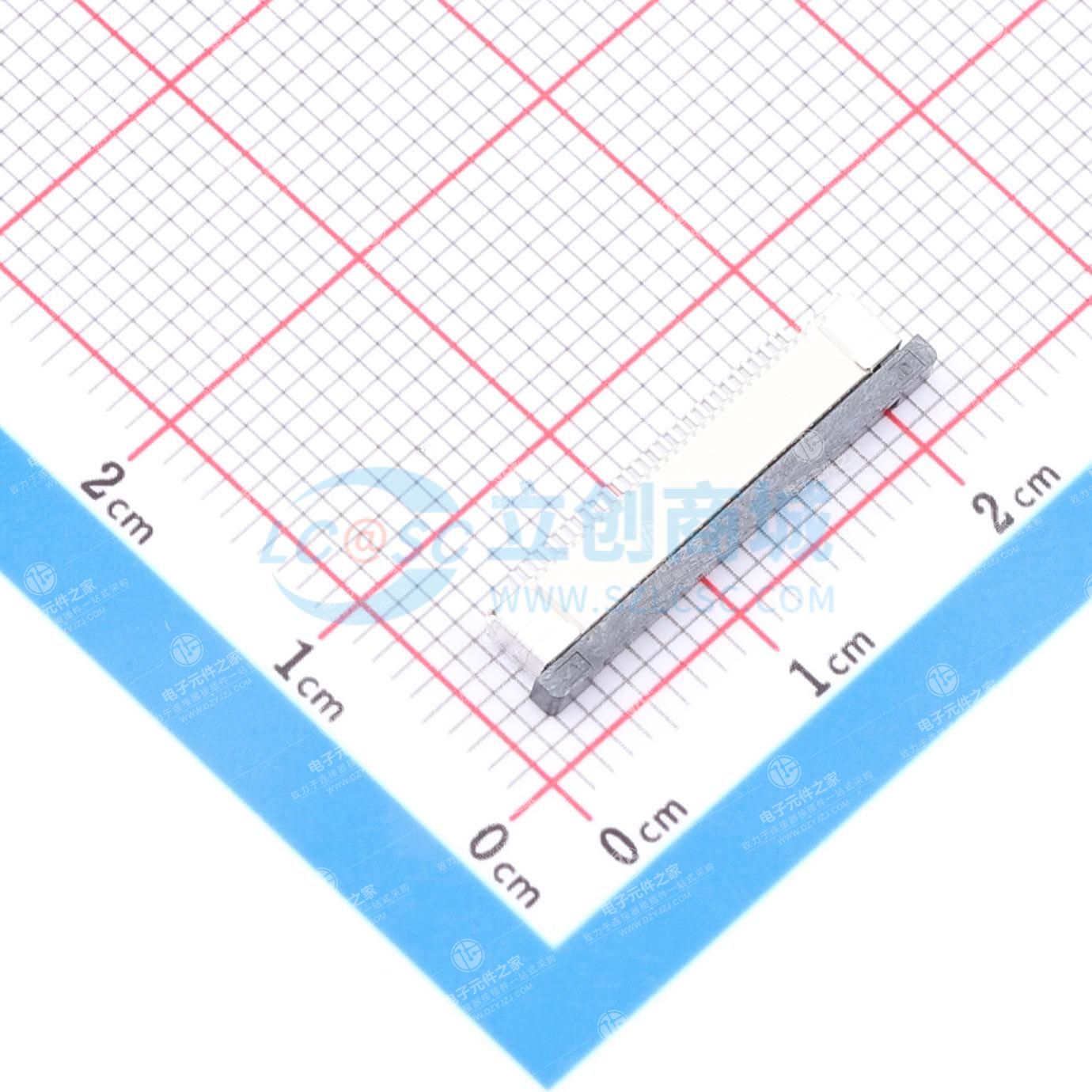 抽屉式 下接 P数:30P 间距:0.5mm