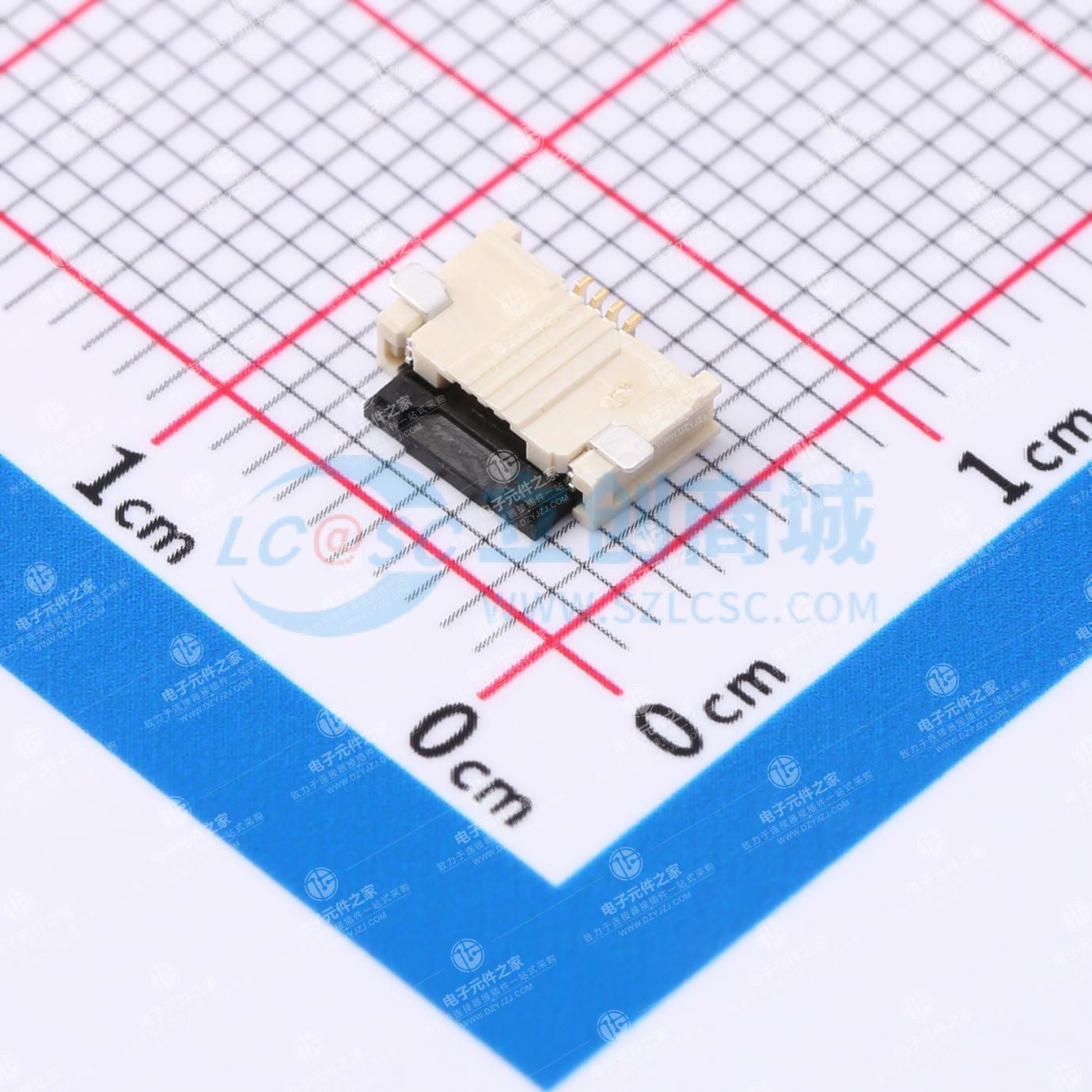 翻盖式 下接 P数:4P 间距:0.5mm