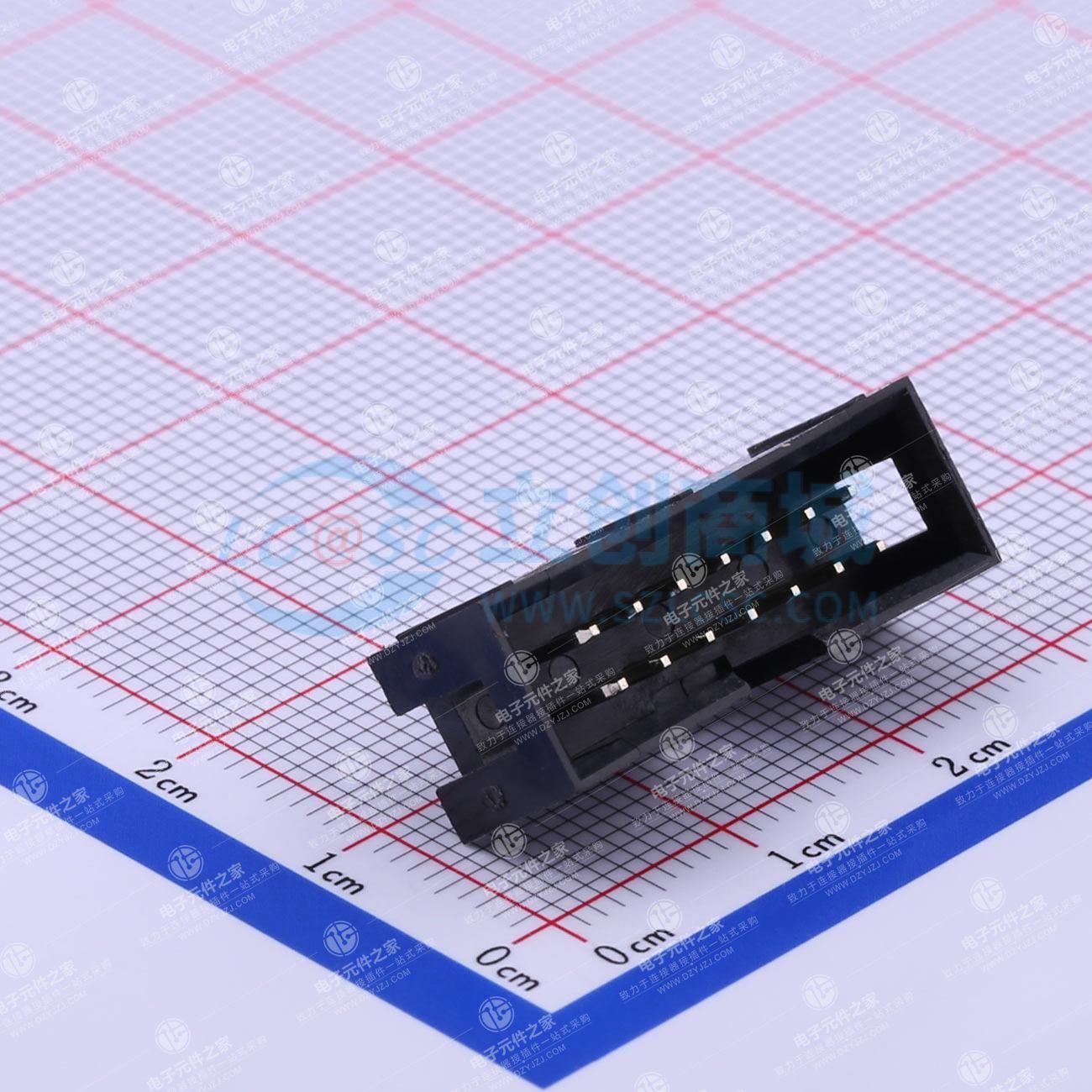 黑金 2x7P 间距:2.54mm 直插