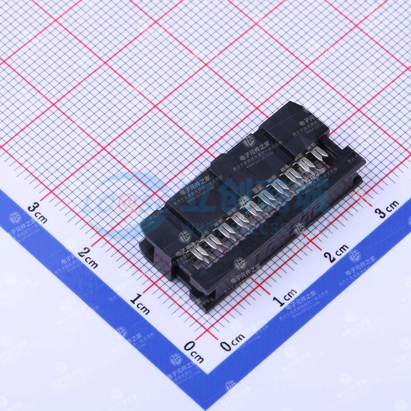 2.54mm 2x10P 排数:2 每排P数:10