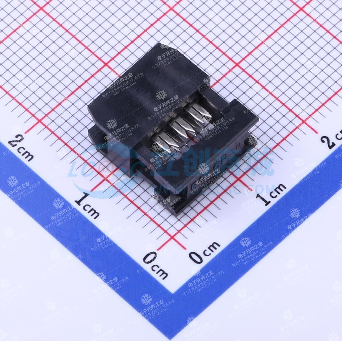 2.54mm 2x3P 排数:2 每排P数:3